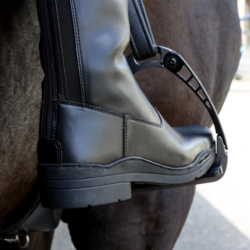 Brogini Adult Modena Synthetic Black Long Riding Boots